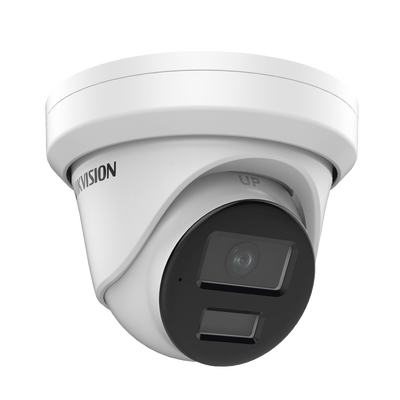 Turret IP 8 Megapixel (4K)   Lente 2.8 mm   40 mts IR   Exterior IP67   Micrófono Integrado   DARKFHGITER   Alarmas y Audio I O   PoE   ONVIF   Micro SD   4 Analíticos: AcuSense, Deteccion Facial, Conteo de Personas por Cruce y Zona