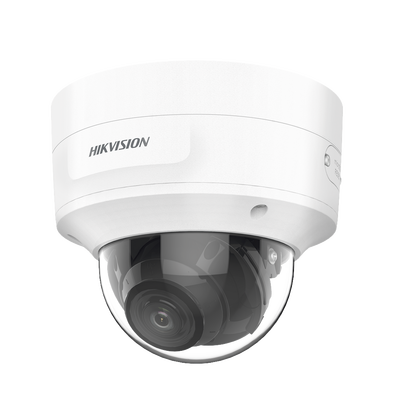 Domo IP 6 Megapixel   Lente Mot. 2.7 a 13.5 mm   40 mts IR EXIR   Conteo de Personas   Captura Facial   IP67   IK10   WDR 120 dB   PoE+   Alarmas y Audio I O   ACUSENSE   Micro SD   DarkFighter