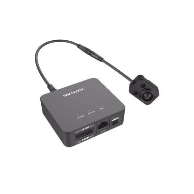 Pinhole IP 2 Megapixel   Lente 3.7 mm   2 Mts Cable   PoE   Ideal para Cajeros Automáticos (ATM)   WDR   Micro SD   Cámara Tipo Block