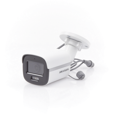 [Dual Light + ColorVu] Bala TURBOHD 2 Megapixel (1080p)   Lente 2.8 mm   20 mts IR + 20 mts Luz Blanca   Gran Angular 105°   Exterior IP67   Micrófono Integrado   dWDR   4 Tecnologías