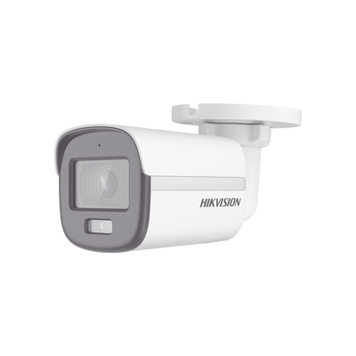 [Dual Light + ColorVu] Bala TURBOHD 2 Megapixel (1080p)   Lente 2.8 mm   20 mts IR + 20 mts Luz Blanca   Gran Angular 105°   Exterior IP67   Micrófono Integrado   dWDR   4 Tecnologías