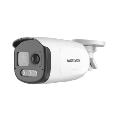 [ColorVu] Bala TURBOHD 2 Megapixel (1080p)   Imagen a Color 24 7   Lente 2.8 mm   Luz Blanca 40 mts   Exterior IP67   WDR 130 dB   Sensor PIR   Sirena Integrada   Salida de Audio Estrobo ROJO - AZUL   Micrófono Integrado
