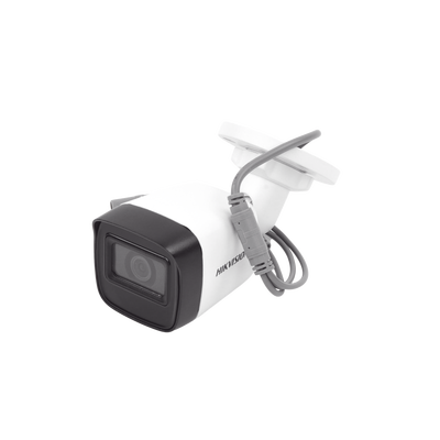 Bala TURBOHD 2 Megapixel (1080p)   Gran Angular 99°   Lente 2.8 mm   30 mts IR EXIR   Exterior IP67   4 Tecnologías   dWDR   Metal