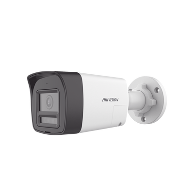[Audio Bidireccional + Dual Light + ColorVu] Bala TURBOHD 2 Megapixel (1080p)   Lente 2.8 mm   30 mts IR EXIR + 20 mts Luz Blanca   Micrófono y Bocina Integrado   Exterior IP67   Metal   dWDR