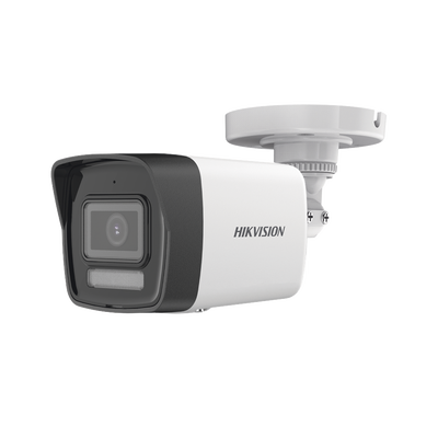 [Dual Light + ColorVu] Bala TURBOHD 3K (5 Megapixel)   Lente 2.8 mm   30 mts IR + 20 mts Luz Blanca   Gran Angular 104.9°   Exterior IP67   Micrófono Integrado   dWDR   4 Tecnologías   Metal