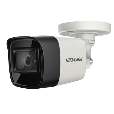 Bala TURBOHD 4K (8 Megapixel)   Gran Angular 102°   Lente 2.8 mm   Exterior IP67   IR EXIR 30 mts   dWDR   Metal