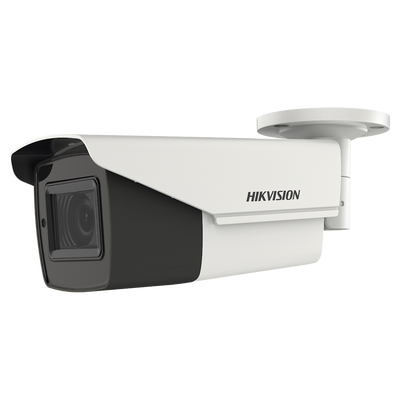 Bala TURBOHD 5 Megapixel   Lente Mot. 2.7 a 13.5 mm   40 mts IR EXIR   dWDR   TVI-AHD-CVI-CVBS   Exterior IP67    12 Vcc   24 VCA