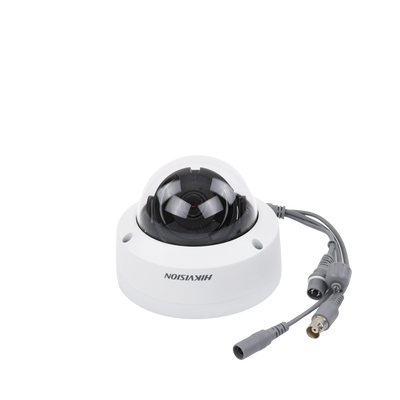 Domo TURBOHD 2 Megapixel (1080p)   Lente 2.8 mm   30 mts IR EXIR   TVI-AHD-CVI-CVBS   IK10   IP67   WDR 120 dB   Ultra Baja Iluminación   Metal