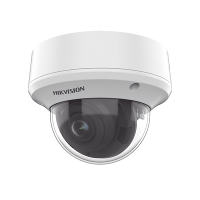 Domo TURBOHD 5 Megapixel   Lente Motorizado 2.7 - 13.5 mm   IR EXIR 40 mts   TVI-AHD-CVI-CVBS   IK10   IP67   dWDR   12 Vcc   24 VCA