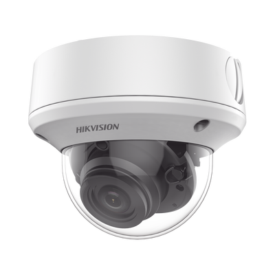 Domo TURBOHD 5 Megapixel   Lente Motorizado 2.7 - 13.5 mm   IR EXIR 40 mts   IK10   IP67   dWDR