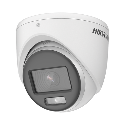 [Dual Light + ColorVu] Turret TURBOHD 2 Megapixel (1080p)   Lente 2.8 mm   20 mts IR + 20 mts Luz Blanca   Gran Angular 105°   Exterior IP67   Micrófono Integrado   dWDR   4 Tecnologías   Metal