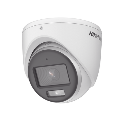 [ColorVu] Turret TURBOHD 3K (5 Megapixel)   Micrófono Integrado   Lente 2.8 mm   Imagen a Color 24 7   20 mts Luz Blanca   Exterior IP67   dWDR   4 Tecnologías