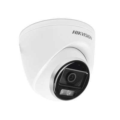 [ColorVu] Turret TURBOHD 3K (5 Megapixel)   Micrófono Integrado   Lente 3.6 mm   Imagen a Color 24 7   40 mts Luz Blanca   Exterior IP67   dWDR   4 Tecnologías