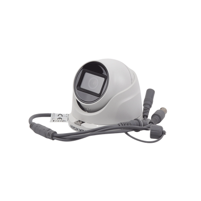 Domo TURBOHD 2 Megapixel (1080p)   Gran Angular 101°   Lente 2.8 mm   30 mts IR EXIR   Exterior IP67   4 Tecnologías   dWDR