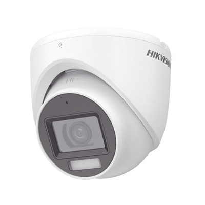 [Dual Light + ColorVu] Turret TURBOHD 3K (5 Megapixel)   Lente 2.8 mm   30 mts IR + 20 mts Luz Blanca   Gran Angular 104.9°   Exterior IP67   Micrófono Integrado   dWDR   4 Tecnologías   Metal