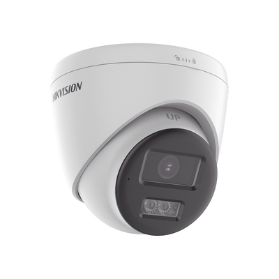 [Audio Bidireccional + Dual Light + ColorVu] Turret TURBOHD 2 Megapixel (1080p)   Lente 2.8 mm   40 mts IR EXIR + 40 mts Luz Blanca   Micrófono y Bocina Integrado   Exterior IP67   dWDR