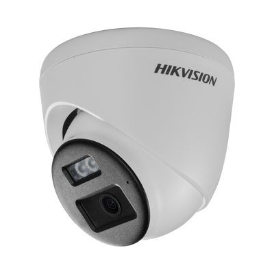[Audio Bidireccional + Dual Light + ColorVu] Turret TURBOHD 2 Megapixel (1080p)   Lente 2.8 mm   40 mts IR EXIR + 40 mts Luz Blanca   Micrófono y Bocina Integrado   Exterior IP67   dWDR