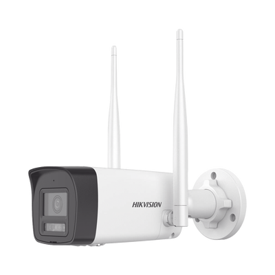 Bala IP 2 Megapixel   Lente 2.8 mm   Dual Light (30 mts IR + 30 mts Luz Blanca)   Wi-Fi    ACUSENSE   Audio Bidireccional (Micrófono y Bocina)   IP66   dWDR   Micro SD