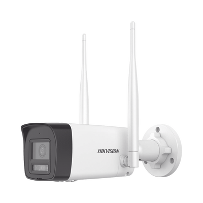 Bala IP 4 Megapixel   Lente 2.8 mm   Dual Light (30 mts IR + 30 mts Luz Blanca)   Wi-Fi   ACUSENSE    Audio Bidireccional (Micrófono y Bocina)   IP66   dWDR   Micro SD