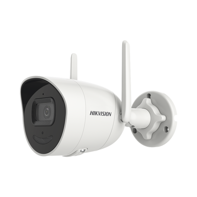 Bala IP 2 Megapixel   Lente 2.8 mm   30 mts IR   Exterior IP66   Wi-Fi   ACUSENSE Lite   WDR 80 dB   H.265+   Micrófono y Bocina Interconstruido   Micro SD   Se Conecta Directo a la App de Hik-Connect