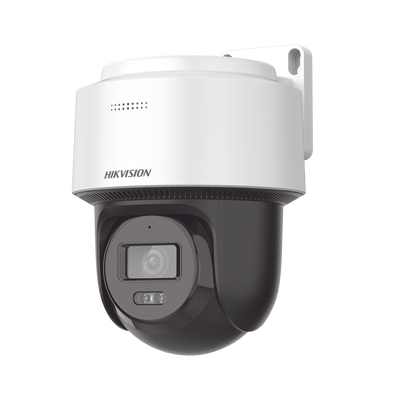 [FlexVu]  Domo PT IP 4 Megapixel   Lente 4 mm    Dual Light (30 mts IR + 30 mts Luz Blanca)    Autoseguimiento en Humanos   PoE   IP66   Micrófono y Bocina Integrado (Audio de Dos Vías)   Micro SD   Incluye Montaje de Pared o Techo