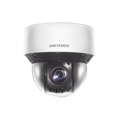 Mini Domo IP PTZ 2 Megapixel   25X Zoom   50 mts Luz Infrarroja Inteligente (Visión Nocturna)   Autoseguimiento   WDR 120 dB   PoE+   IP66   Ultra Baja Iluminación   MicroSD