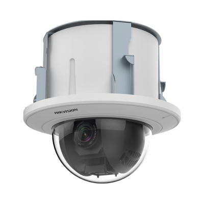 Domo PTZ IP 2 Megapixel   25X Zoom   Uso en Plafon   ACUSENSE   DARKFIGHTER    IK10   Entrada y Salida de Audio y Alarmas   WDR 120 dB    HLC   EIS   PoE+   Metal   microSD