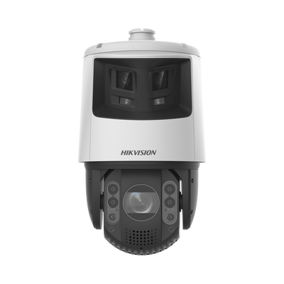 [TandemVu] PTZ IP 4 Megapixel con Cámara Panoramica 6 Megapixel   25X Zoom   200 mts IR   30 mts Luz Blanca   ACUSENSE   IP66   Alerta Audible y Luz Estroboscopica   Autoseguimiento   Hi-PoE   Alarmas I O   Ultra Baja Iluminación   Micro SD