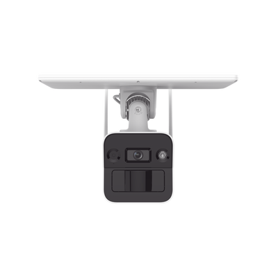 Kit Solar IP All in One   Doble Detección (Radar + PIR)   Bala IP 4 Megapixel   Lente 4 mm   Panel Solar   Batería de Respaldo de Litio 10Ah (Hasta 11 Días)   Conexión 4G   Audio de Dos Vías   Accesorios de Inst.   Direc