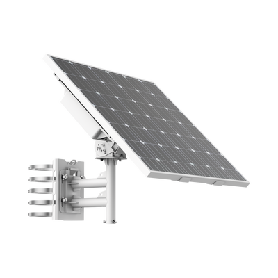 Kit Solar de alimentación   Panel Solar   Batería de Respaldo de Litio 360 Wh   2 Salidas de 12 Vcd   Accesorios de Instalación   Uso en Exterior IP66