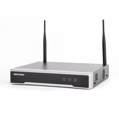 NVR 4 Megapixel   8 canales IP   1 Bahía de Disco Duro   2 Antenas Wi-Fi   Salida de Vídeo Full HD