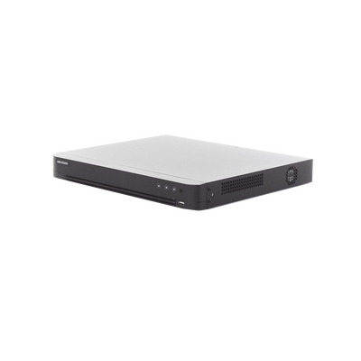 DVR 32 Canales TurboHD + 2 Canales IP   2 Megapixel (1080p) Lite   Acusense (Evita Falsas Alarmas)   Audio por Coaxitron   H.265+   Salida de Video en Full HD