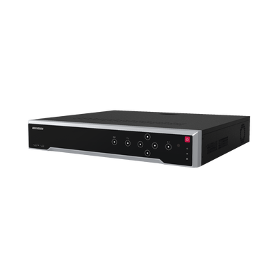 [Doble Poder de Decodificación] NVR 32 Megapixel (8K)   16 Canales IP   16 Puertos PoE+   AcuSense   ANPR   Conteo de Personas   Heat Map   4 Bahías de Disco Duro    HDMI en 8K   Soporta POS   Alarmas I O   Smart  Search