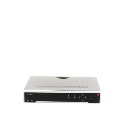 [Doble Poder de Decodificación] NVR 32 Megapixel (8K)   32 Canales IP   16 Puertos PoE+   AcuSense   ANPR   Conteo de Personas   Heat Map   4 Bahías de Disco Duro    HDMI en 8K   Soporta POS   Alarmas I O   2 Salidas HDMI   Smart Search