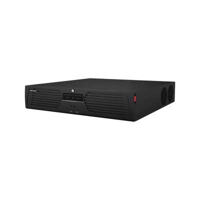 [Doble Poder de Decodificación] NVR 32 Megapixel (8K)   32 Canales IP   AcuSense   ANPR   Conteo de Personas   Heat Map   8 Bahías de Disco Duro   2 Tarjetas de Red   Soporta RAID con Hot Swap   2 HDMI en 8K   Soporta POS   Alarmas I O   ACU