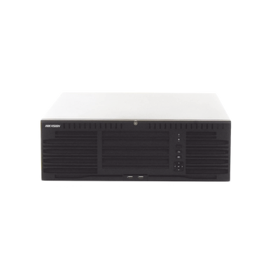 [Doble Poder de Decodificación] NVR 32 Megapixel (8K)   64 Canales IP   AcuSense   ANPR   Conteo de Personas   Heat Map   16 Bahías de Disco Duro    Soporta RAID con Hot Swap   2 HDMI en 8K   Soporta POS   Alarmas I O    Smart Search