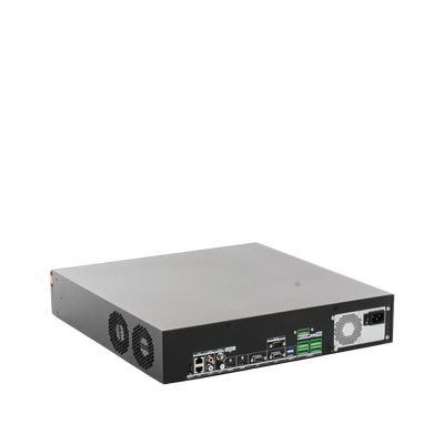 [Doble Poder de Decodificación] NVR 32 Megapixel (8K)   64 Canales IP   AcuSense   ANPR   Conteo de Personas   Heat Map   8 Bahías de Disco Duro    Soporta RAID con Hot Swap   2 HDMI en 8K   Soporta POS   Alarmas I O    Smart Search