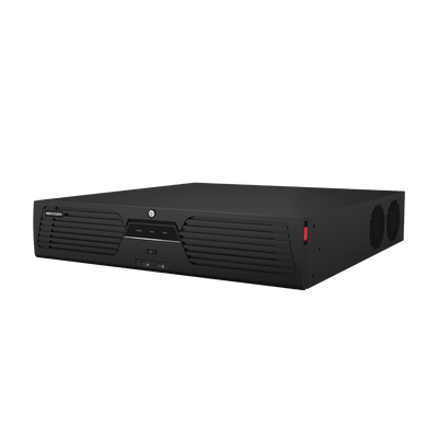 [Doble Poder de Decodificación] NVR 32 Megapixel (8K)   64 Canales IP   AcuSense   ANPR   Conteo de Personas   Heat Map   8 Bahías de Disco Duro    Soporta RAID con Hot Swap   2 HDMI en 8K   Soporta POS   Alarmas I O    Smart Search