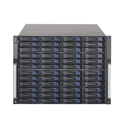 Servidor de Almacenamiento Cluster   48 Bahías de Disco Duro   Controlador Simple   Graba 600 Canales IP   Fuente Redundante