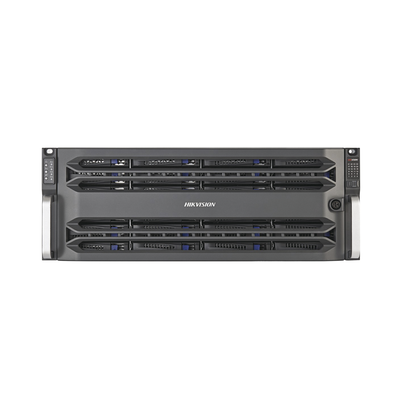 Servidor de Almacenamiento en Red   Soporta 24 Discos Duros (Incluye 18 Discos de 25 TB)   Soporta Hasta 400 Canales   Controlador Simple