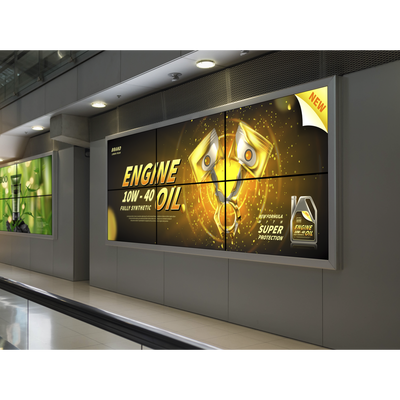 Kit Videowall Comercial 3X2   Incluye 6 Pantallas 55"   2 Controladores de 2 Entradas HDMI   Base de Pared
