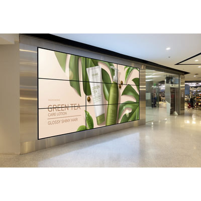 Kit Videowall Comercial 3X3   Incluye 9 Pantallas 55"   3 Controladores de 2 Entradas HDMI   Base de Pared