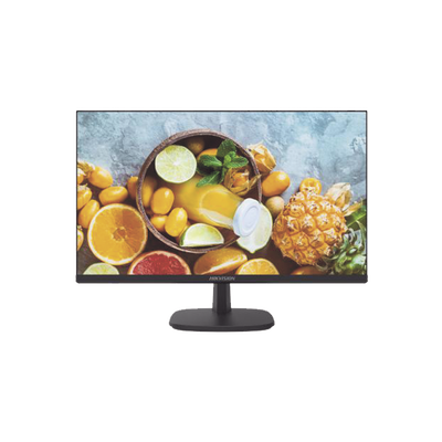 Monitor LED 4K de 27"   Ideal para CCTV, Oficina y Hogar   Entrada HDMI-DP   Montaje VESA (100 X 100)   Uso 24 7   Backlight E-LED   Ultra Delgado
