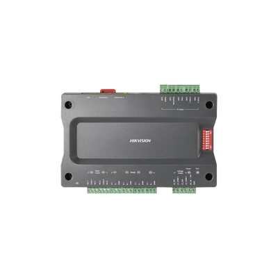Controlador MAESTRO para Control de Elevadores   Control de Acceso para los pisos de los Elevadores por Huella o Tarjeta   Programación por IVMS4200 o Interfaz Web