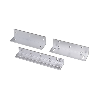 Kit de montajes Z y L para Cerradura Magnética HIKVISION   Compatible con DS-K4H258S   Uso en Puerta de Madera y Metal