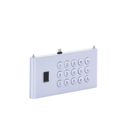 Módulo de Teclado y Huella Digital para Frente de Calle IP DS-KD9633-WBE6  Conexión USB-C   15 Botones   IP65   IK07