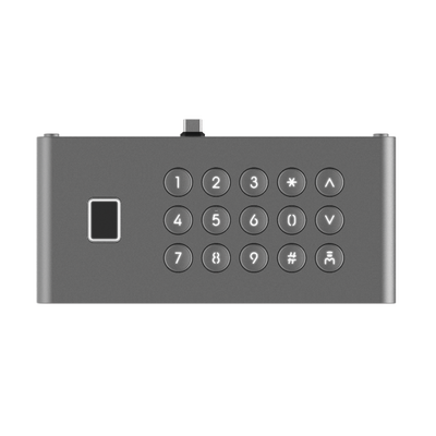 Módulo de Teclado y Huella Digital para Frente de Calle IP DS-KD9633-WBE6  Conexión USB-C   15 Botones   IP65   IK07