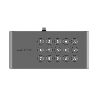Módulo de Teclado para Frente de Calle IP DS-KD9633-WBE6   Conexión USB-C   15 Botones   IP65   IK07