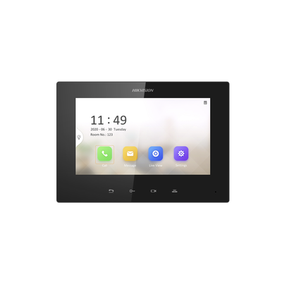 Monitor IP Lite TOUCH 7" para Videoportero IP   Vídeo en Vivo   PoE Estándar   Apertura Remota   Llamada Entre Monitores   Audio de dos vías