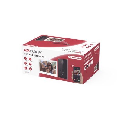 Kit de Videoportero IP   Frente de calle para exterior   2MP   Lector de Tarjeta MiFARE   Monitor Interior   WiFi   Pantalla de 7" Touch